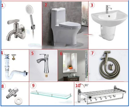 COMBO số 7 Thiết Bị Phòng tắm