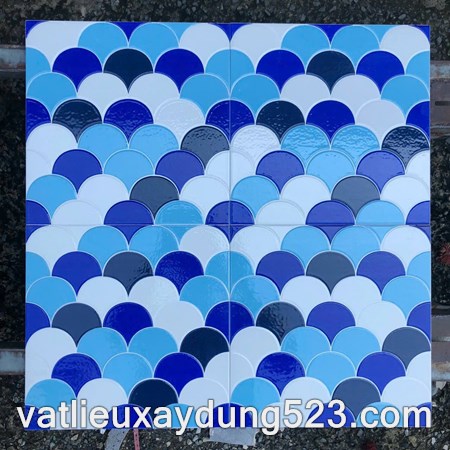 GẠCH BÔNG  HOA VĂN VẢY CÁ