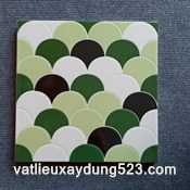 GẠCH BÔNG HOA VĂN VẢY CÁ