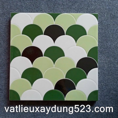 GẠCH BÔNG HOA VĂN VẢY CÁ
