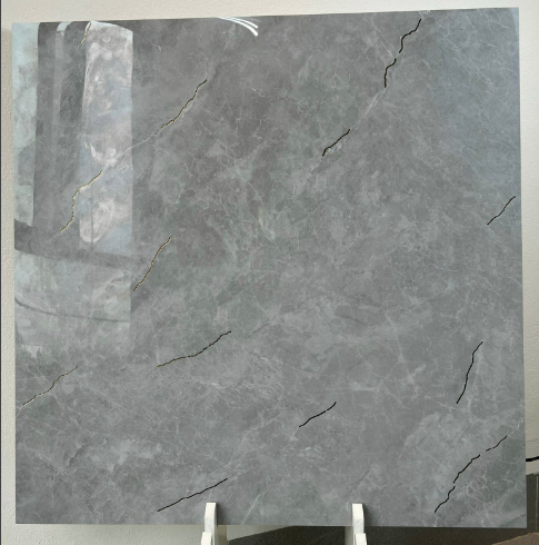 Gạch bóng kính khắc kim  80*80 mã  8906