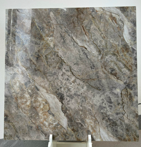 Gạch bóng kính khắc kim  80*80 mã  8911