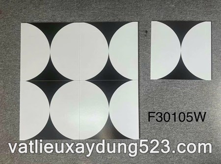 GẠCH BÔNG  LÁT NỀN  F30105 W