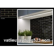 Gạch khắc kim  15 x 30  màu đen