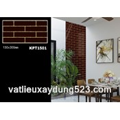 Gạch khắc kim  15 x 30  màu đỏ