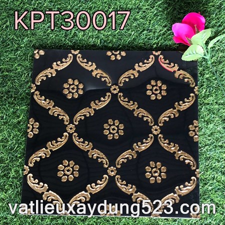 Gạch khắc kim 30 x 30 mã KPT30017
