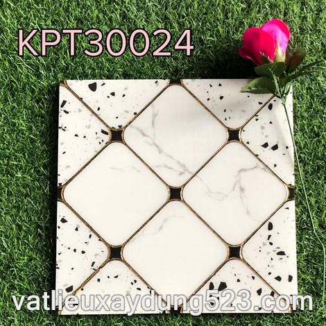 Click để xem hình đầy đủ Gạch khắc kim  30 x 30 mã  KPT30024