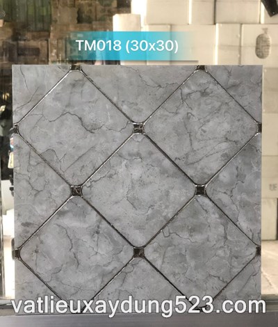 Click để xem hình đầy đủ Gạch khắc kim  30 x 30 mã  TM018
