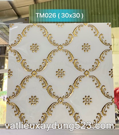 Click để xem hình đầy đủ Gạch khắc kim  30 x 30 mã  TM026