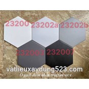 GẠCH LỤC GIÁC MÀU ĐEN  232007