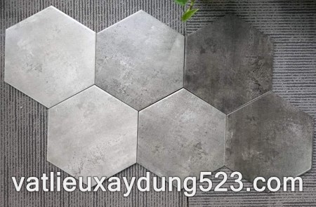 GẠCH LỤC GIÁC MÀU XI MĂNG