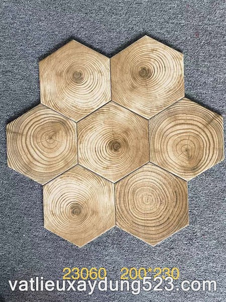 GẠCH LỤC GIÁC VÂN GỖ