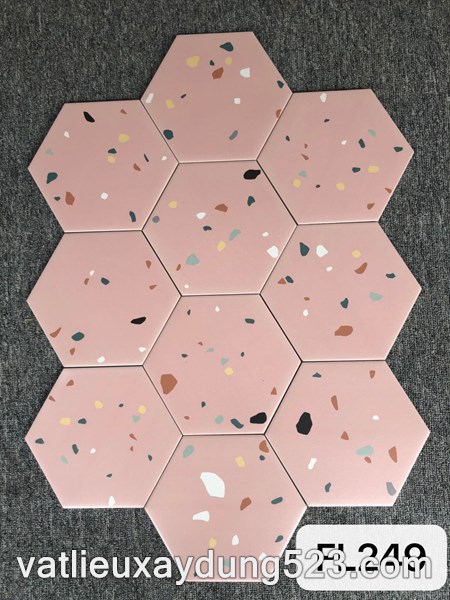 GẠCH LỤC GIÁC VÂN TERRAZZO FL 249