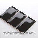 Gạch thẻ 75x150mm đen bóng phẳng B7515