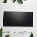 Gạch thẻ 75x150mm đen mờ phẳng MB75156
