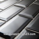 Gạch thẻ 75x150mm đen mờ vát M751507XY