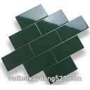 Gạch thẻ 75x150mm xanh đậm bóng phẳng B75120