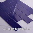 Gạch thẻ 75x150mm xanh đậm bóng vát B7507 B