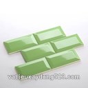 Gạch thẻ 75x150mm xanh lá bóng vát B7504 B