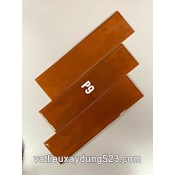 Gạch thẻ cam nâu lượn mặt KT 75x300mm mã 7532P9