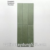 Gạch thẻ porcelain 75x300mm mã MD7534M06C