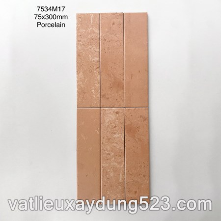 Gạch thẻ porcelain 75x300mm mã MD7534M17