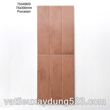 Gạch thẻ porcelain 75x300mm mã MD7534M23