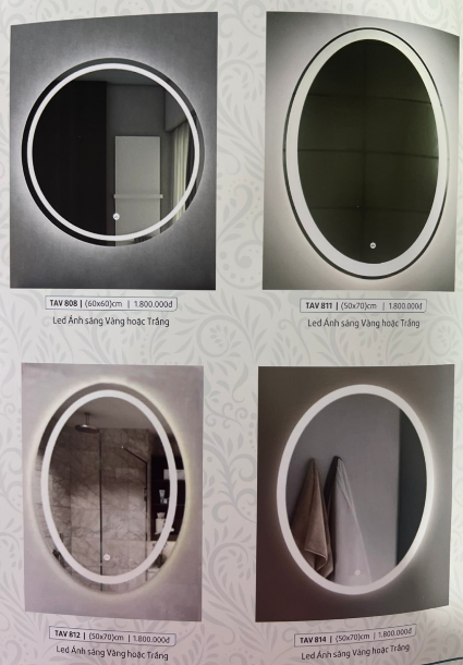 Gương Đèn LED Tròn Tân An Vinh - TAV 811- 814