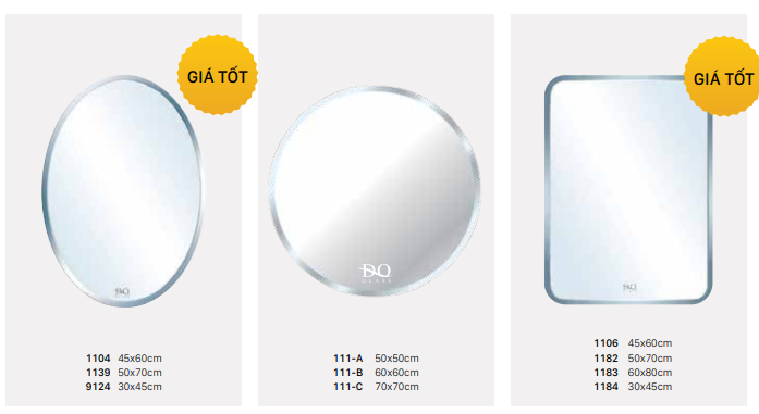 Gương - Kính Đình Quốc  Mã 1104 -1106