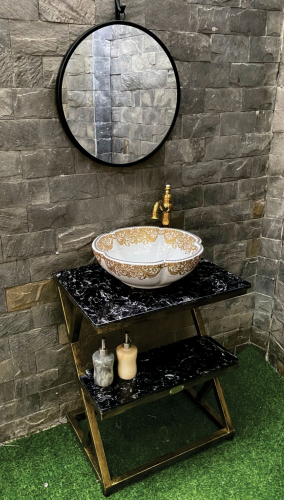 Kệ Để Lavabo Mỹ Thuật EVEREST  EV - KS05