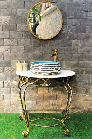 Kệ Để Lavabo Mỹ Thuật EVEREST  EV - KS06