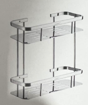  KỆ GIA VỊ 2 TẦNG INOX 304 