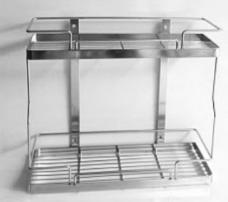  KỆ GIA VỊ 2 TẦNG INOX 304 