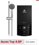 MÁY NƯỚC NÓNG CÓ BƠM  ARISTON AURES  TOP 4.5 P