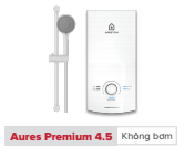  MÁY NƯỚC NÓNG KHÔNG  BƠM  ARISTON AURES PREMIUM  4.5 