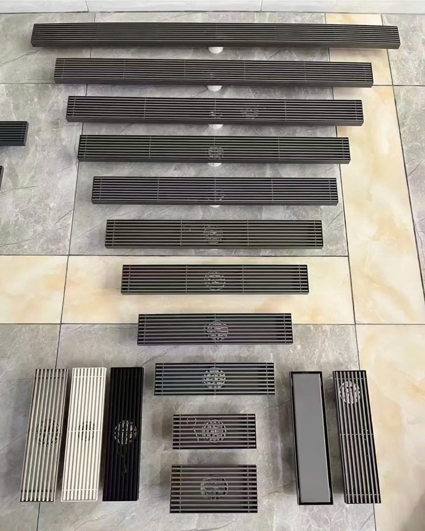 Phễu thoát sàn dài inox