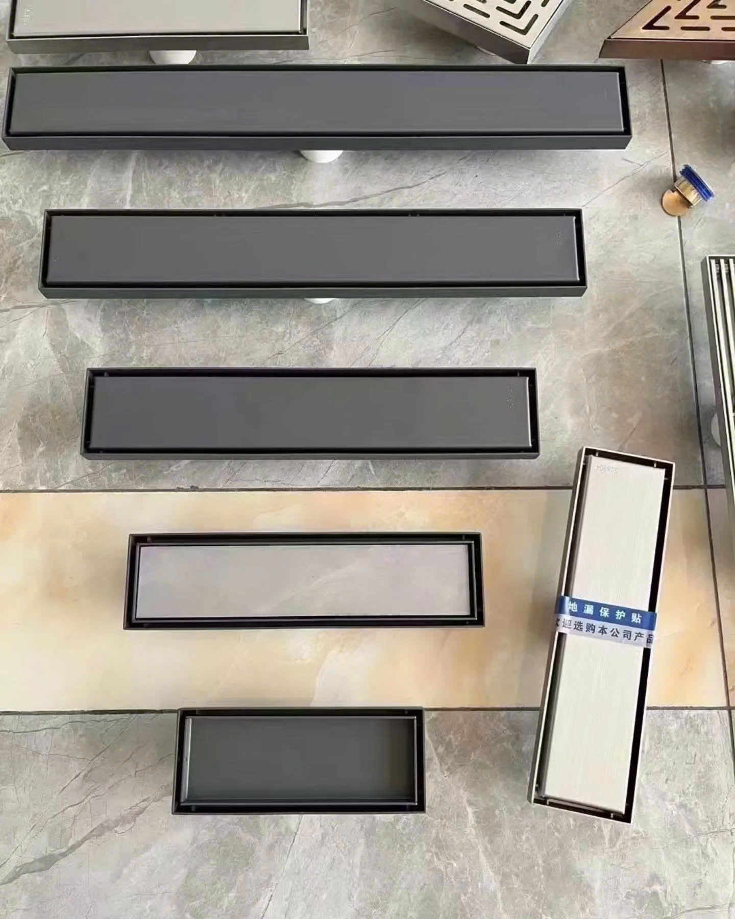 Phễu thoát sàn dài inox